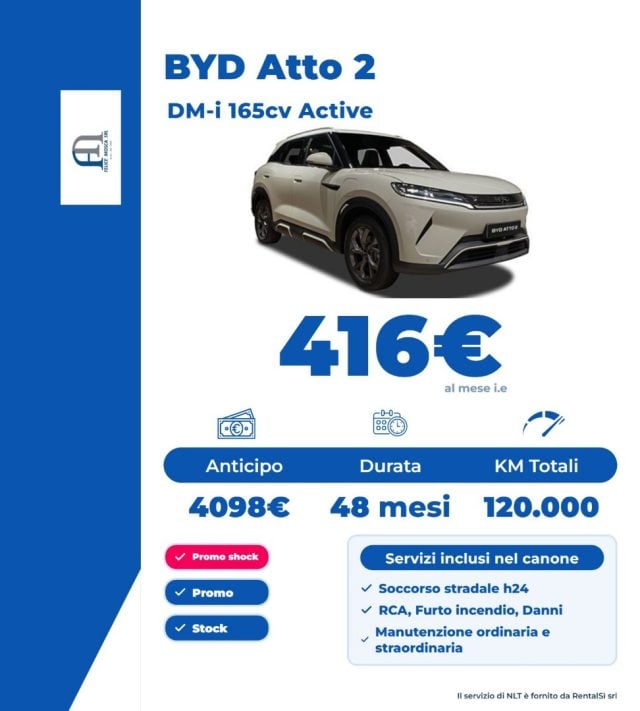 BYD Atto 2 45,1 kWh Active, in vendita a Somma Vesuviana (NA)