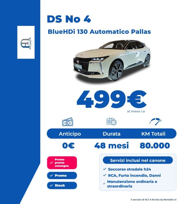 DS Automobiles DS 4 Crossback DS N°4 BlueHDi 130 Pallas, in vendita a Somma Vesuviana (NA)