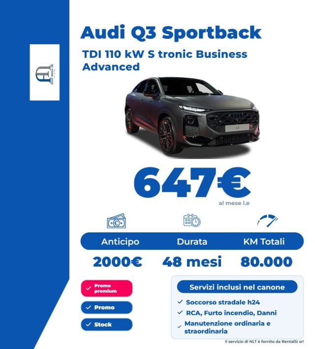 Audi Q3 SPB TDI 110 kW S tronic Business Advanced, in vendita a Somma Vesuviana (NA)