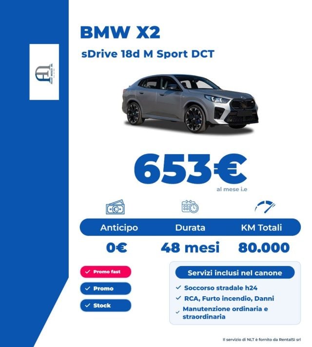 BMW X2 sDrive 18d Msport, in vendita a Somma Vesuviana (NA)