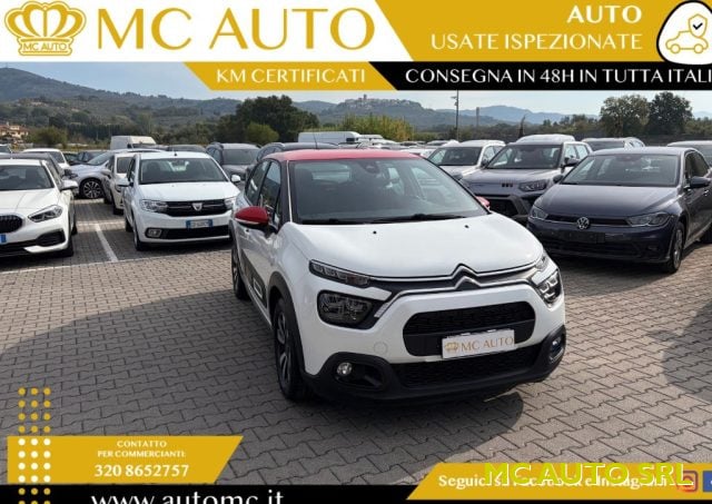 Citroen C3 PureTech 110 S&S Shine PROMO CON FINAZIAMENTO, del 2021, 70.000 km, in vendita a Monsummano Terme (PT)