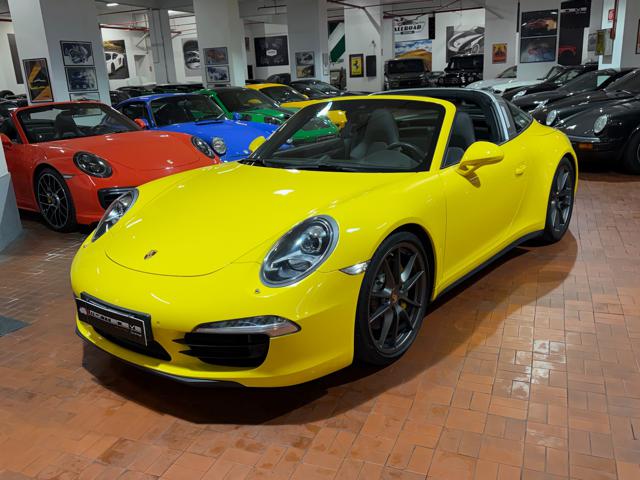 Porsche 991 3.8 Targa 4S Carboceramica-Racing Yellow-Unica usato a ROMA