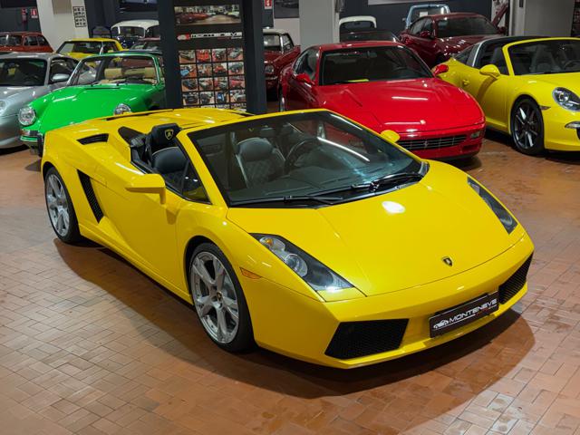 Lamborghini Gallardo Spyder 520CV Giallo Midas Pearl-Pelle e Alcantara usato a ROMA