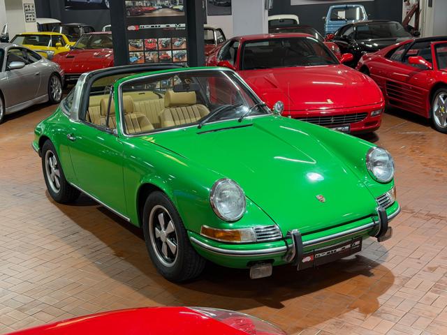Porsche 911 Targa 2.2T Conda Green-Pelle Beige-Service book, del 1970, 163.569 km, in vendita a Roma (RM)