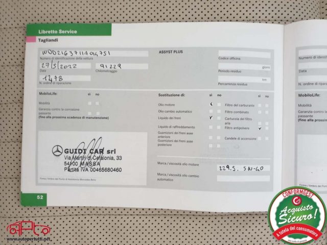 Mercedes-Benz CL 500 Sport - Km 93.000, del 2009, 93.000 km, in vendita a Carrara (MS)