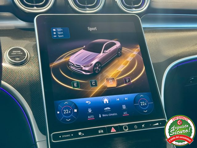 Mercedes-Benz C 220 d Mild hybrid 4Matic Premium *LUCI AMBIENTE*, del 2022, 98.100 km, in vendita a Cassina De  Pecchi (MI)