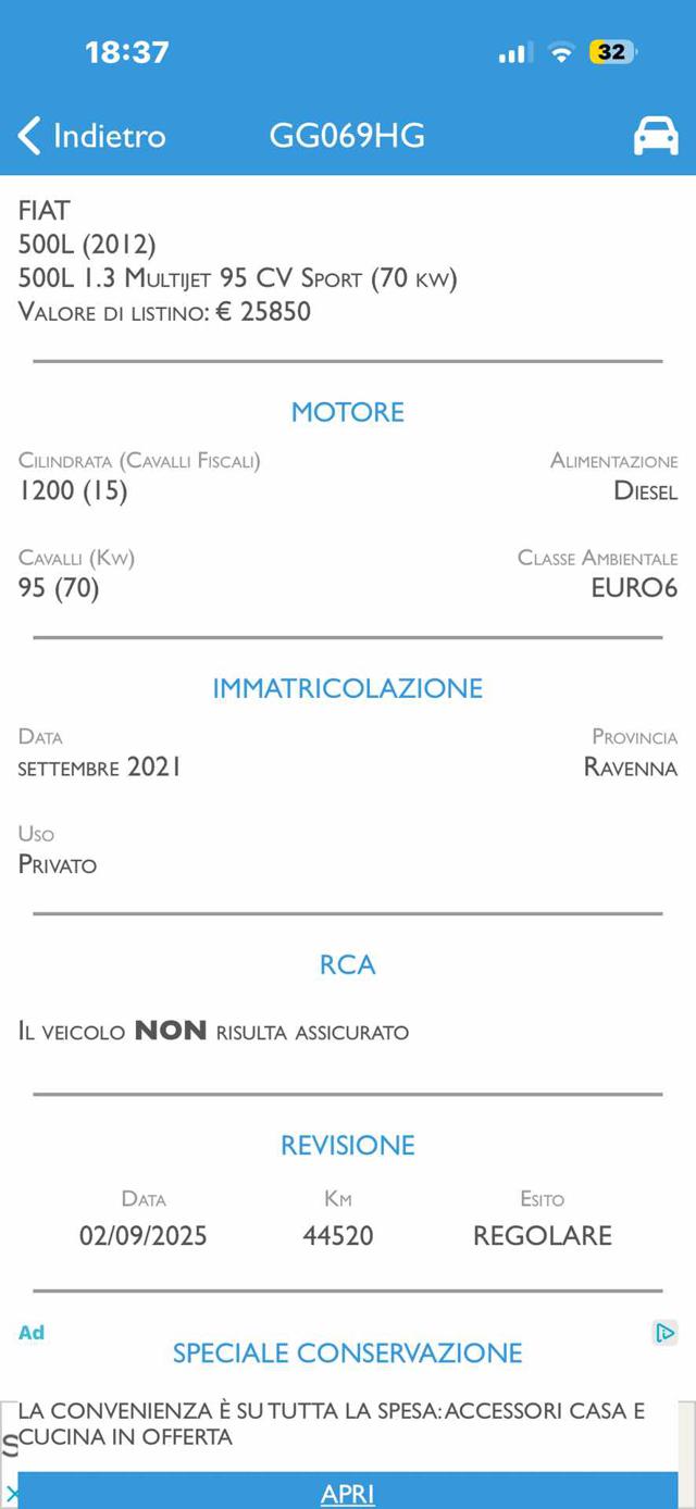 Fiat 500L 1.3 Multijet 95 CV Cross - foto 3 di 4