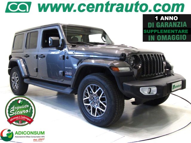 Jeep Wrangler Unlimited 2.0 PHEV Sahara ATX 4XE 17.3KWh 380CV usato a ANDALO VALTELLINO