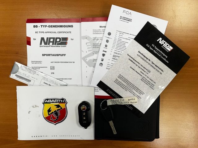 Abarth 595 Turismo 1.4 T-Jet 165cv 70° Turismo scarico/valvola, del 2020, 59.000 km, in vendita a Cinisello Balsamo (MI)