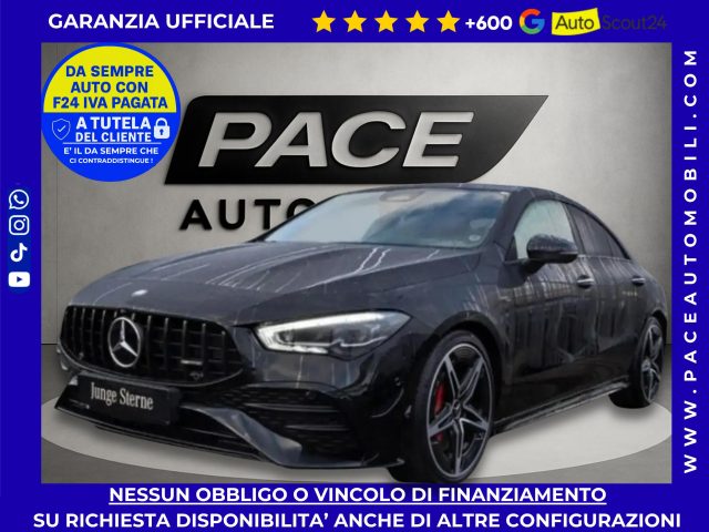 Mercedes-Benz CLA 35 AMG 4M COUPE AERO PACK BURM NIGHT PACK TETTO ACC PDC usato a ROMA
