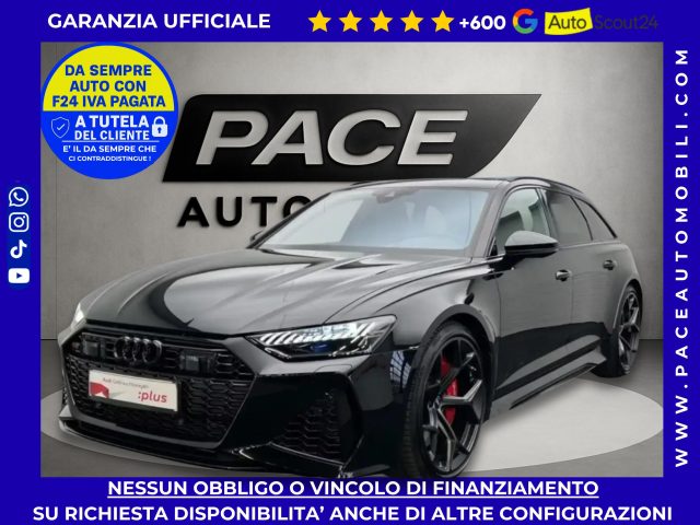 Audi RS6 DYNAMIC PERFORMANCE TETTO B&O PELLE BLACK PACK PDC usato a ROMA