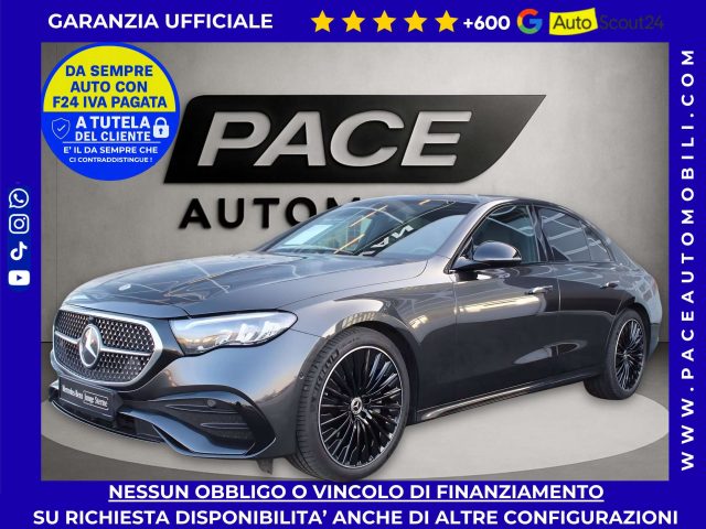 Mercedes-Benz E 220 D AMG PREMIUM SPORT WIDESCREEN LED NAVI KAMERA 20" usato a ROMA