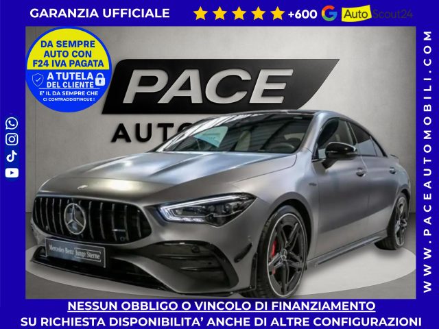Mercedes-Benz CLA 35 AMG 4M COUPE AERO PACK BURM NIGHT PACK TETTO ACC PDC usato a ROMA