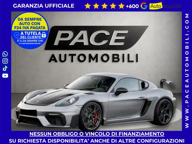 Porsche Cayman GT4 RS WEISSACH PDK SEDILI RS BLACK PACK PDC usato a ROMA