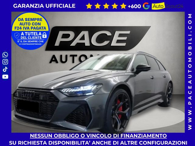 Audi RS6 PERFORMANCE 630 CV TETTO KAMERA RS BLACK PACK HUD usato a ROMA