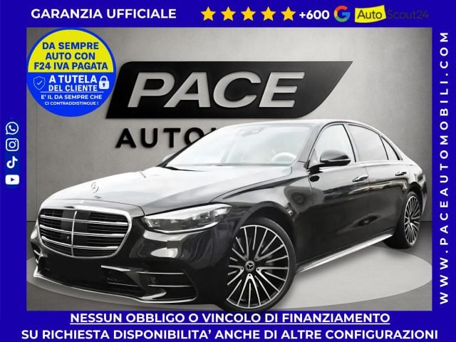 Mercedes-Benz S 450 D PREMIUM PLUS AMG LUNGA 21" TETTO KAMERA 360 ACC, del 2025, 14.900 km, in vendita a Roma (RM)