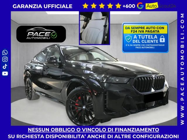 BMW X6 D BLACK PACK M-SPORT PRO MSPORT TETTO PELLE 22"HUD usato a ROMA