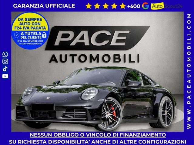 Porsche 911 992.2 TETTO SPORT CHRONO BOSE NAVI PDC ACC BLACK P, del 2025, 12.500 km, in vendita a Roma (RM)