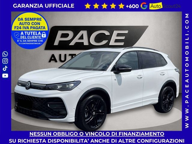 Volkswagen Tiguan 2.0 TDI 4M R LINE R-LINE RLINE BLACK PACK PDC LED, del 2025, 16.500 km, in vendita a Roma (RM)