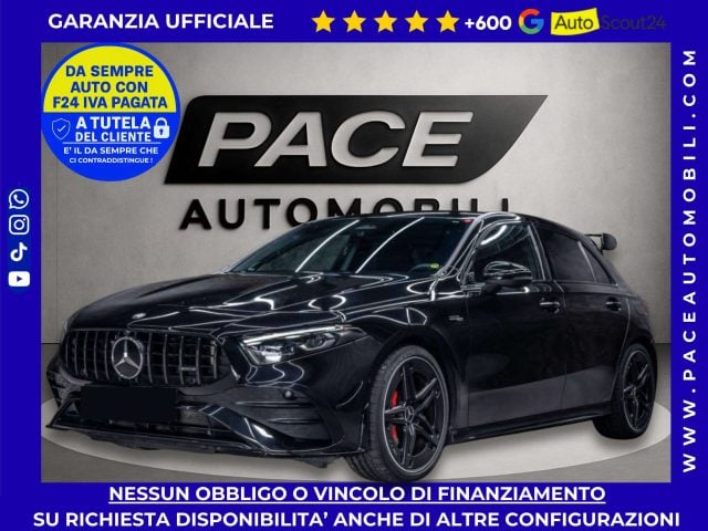 Mercedes-Benz A 35 AMG 4 MATIC AERO PACK LED NAVI KAMERA NIGHT PACK TETTO, del 2025, 19.900 km, in vendita a Roma (RM)