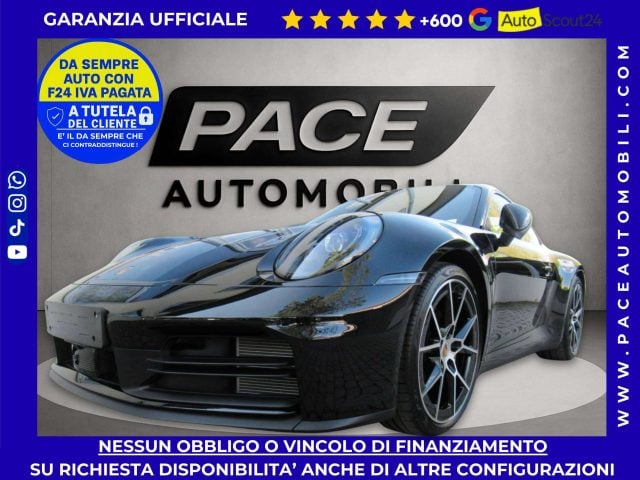 Porsche 911 992.2 TETTO SPORT CHRONO BOSE NAVI PDC ACC BLACK P, del 2026, 4.800 km, in vendita a Roma (RM)