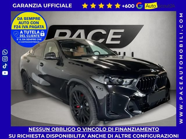 BMW X6 D BLACK PACK M-SPORT PRO MSPORT TETTO PELLE 22"HUD, del 2025, 8.400 km, in vendita a Roma (RM)