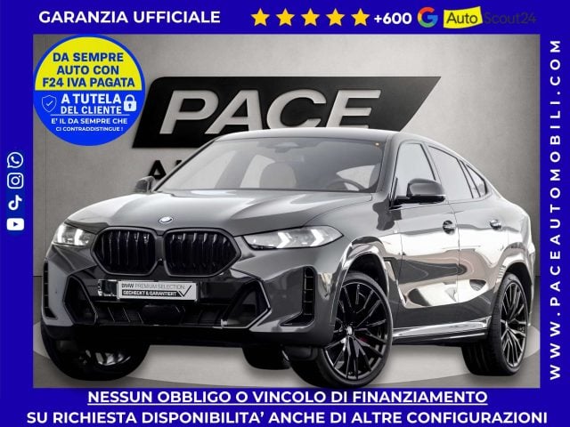 BMW X6 MSPORT M-SPORT M SPORT PRO TETTO BLACK PACK ACC 22, del 2025, 29.200 km, in vendita a Roma (RM)