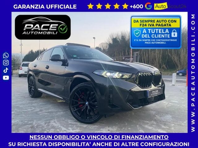 BMW X6 D BLACK PACK M-SPORT PRO MSPORT TETTO PELLE 22"HUD, del 2026, 10 km, in vendita a Roma (RM)