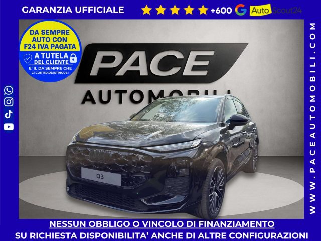 Audi Q3 2.0 TFSI SLINE S-LINE HUD 20" TECH PLUS SONOS ACC, del 2025, 3.500 km, in vendita a Roma (RM)