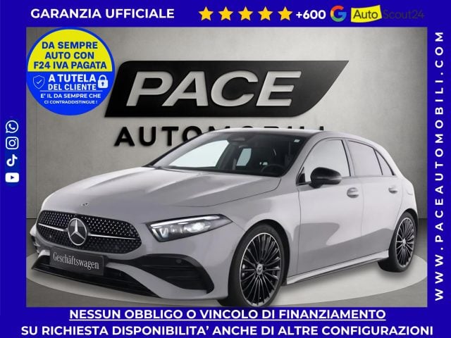 Mercedes-Benz A 180 i NIGHT AMG PREMIUM PLUS TETTO LED 64 KAMERA 19", del 2025, 5.700 km, in vendita a Roma (RM)
