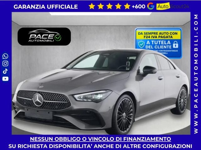 Mercedes-Benz CLA 220 D AMG PREMIUM PLUS 19" TETTO KAMERA NIGHT PACK ACC, del 2025, 23.900 km, in vendita a Roma (RM)