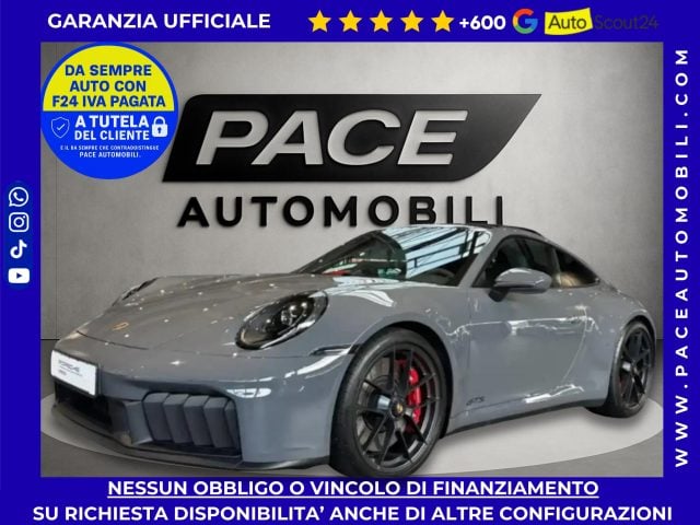 Porsche 992 911.2 GTS T-HYBRID 20"BLACK TETTO SPORT CHRONO ACC, del 2025, 8.600 km, in vendita a Roma (RM)