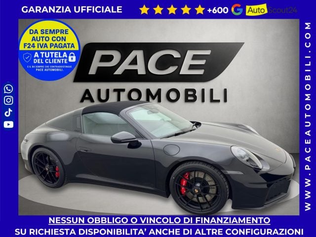 Porsche 992 911 992.2 TARGA 4 GTS BLACK PACK T-HYBRID ACC, del 2026, 11.500 km, in vendita a Roma (RM)