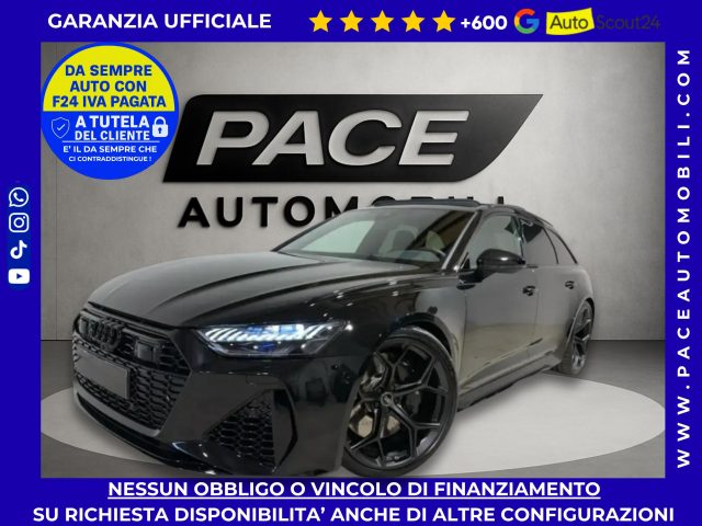 Audi RS6 DYNAMIC PLUS PERFORMANCE B&O 305 KM/H BLACK PACK, del 2025, 3.500 km, in vendita a Roma (RM)