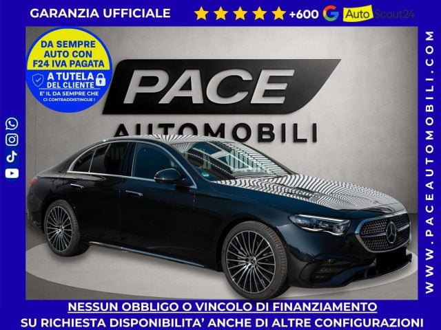 Mercedes-Benz E 220 D AMG PREMIUM SPORT WIDESCREEN LED NAVI KAMERA 20", del 2025, 24.900 km, in vendita a Roma (RM)
