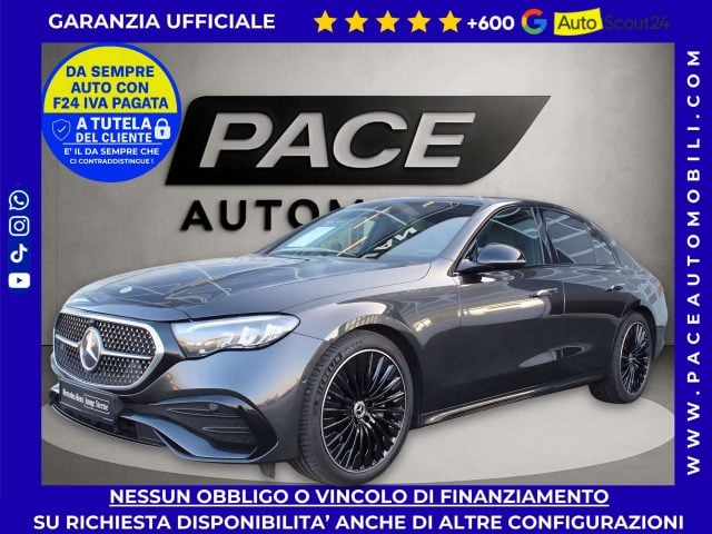 Mercedes-Benz E 220 D AMG PREMIUM SPORT WIDESCREEN LED NAVI KAMERA 20", del 2025, 17.900 km, in vendita a Roma (RM)