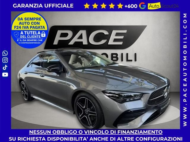 Mercedes-Benz CLA 200 D AMG NIGHT NAVI PREMIUM MBUX BLACK PACK TETTO ACC, del 2025, 15.700 km, in vendita a Roma (RM)