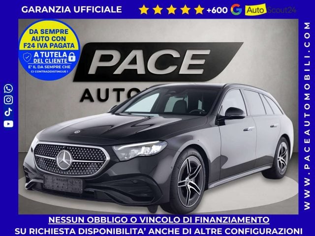 Mercedes-Benz E 220 D SW T PREMIUM AMG LED PDC KAMERA NIGHT GANCIO PEL, del 2025, 18.900 km, in vendita a Roma (RM)