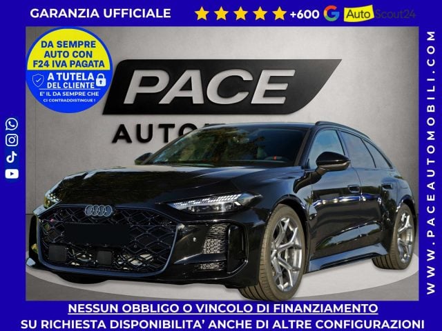 Audi RS5 AVANT 2.9 TFSIe B&O BLACK PACK FRENI IN CARBOCERAM, del 2026, 10 km, in vendita a Roma (RM)