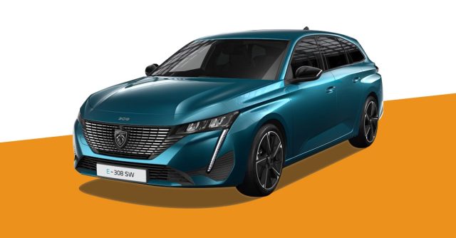 Peugeot e-308 motore elettrico (54kWh) 156 CV SW Allure nuovo a GUBBIO