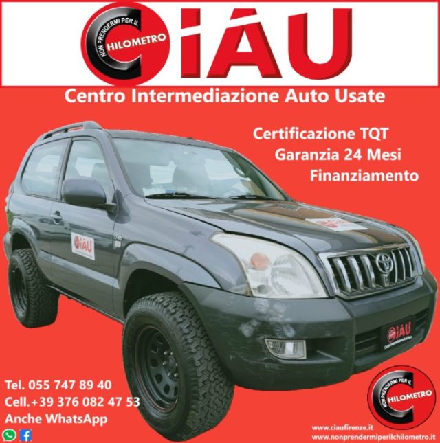 Toyota Land Cruiser 3.0 D-4D 16V cat 3 porte, del 2003, 492.000 km, in vendita a Firenze (FI)