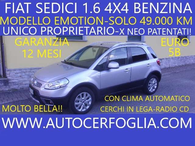 Fiat Sedici 1.6 16v Emotion 4x4 120cv-SOLO 49.000 KM!!! usato a SAMOLACO