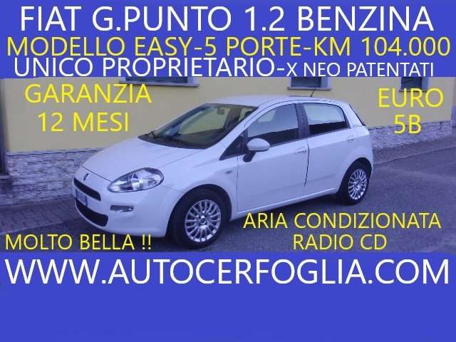 Fiat Punto 5p 1.2 Easy-UNICO PROPRIETARIO!!! usato a SAMOLACO