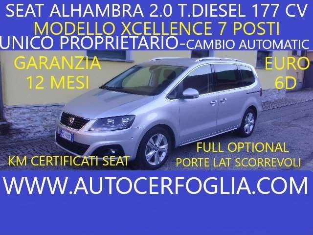 SEAT Alhambra III 2.0 tdi cr Xcellence 177cv dsg usato a SAMOLACO