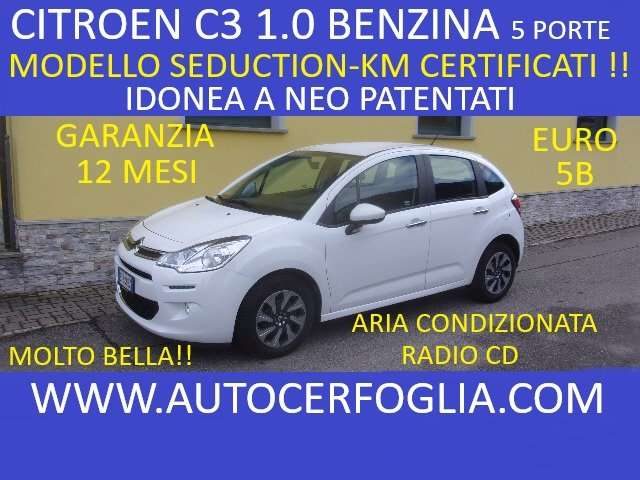 Citroen C3 1.0 puretech Seduction 68cv-X NEO PATENTATI usato a SAMOLACO