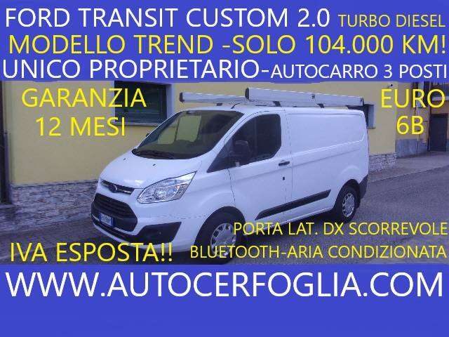 Ford Transit Custom 2.0 TDCI E6-131CV -UNICO PROPRIETARIO-!! - foto 1 di 4