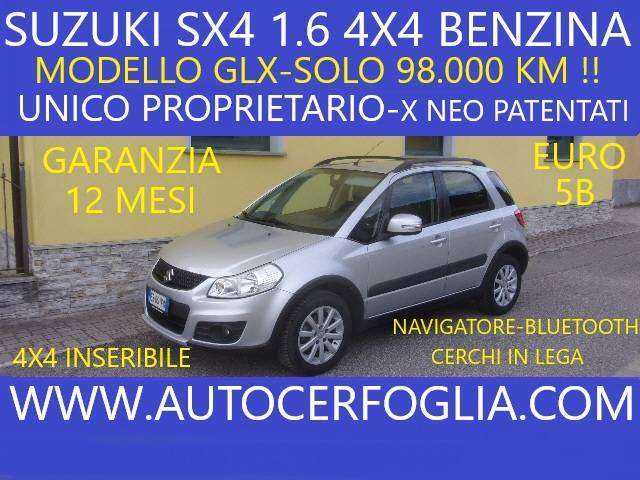 Suzuki SX4 1.6 vvt 16v GLX navi 4wd-UNICO PROPRIETARIO! usato a SAMOLACO