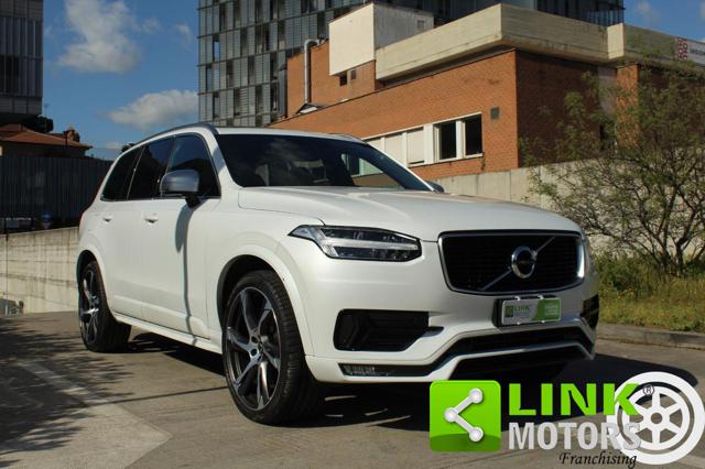 Volvo XC90 D5 AWD Geartronic 7 posti R-design,Crystal White usato a ROMA