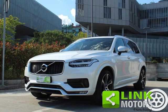 Volvo XC90 D5 AWD Geartronic 7 posti R-design,Crystal White usato a ROMA