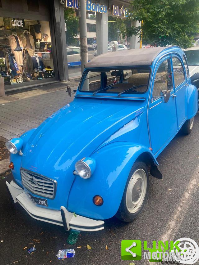 Citroen 2CV Targa roma d'epoca a ROMA